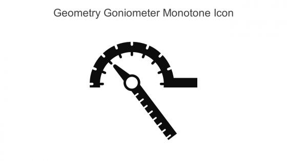 Geometry Goniometer Monotone Icon In Powerpoint Pptx Png And Editable Eps Format