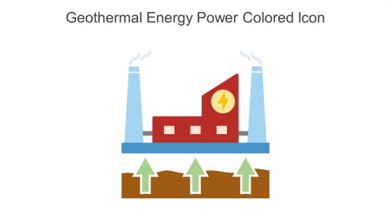 Geothermal Energy Power Colored Icon In Powerpoint Pptx Png And Editable Eps Format