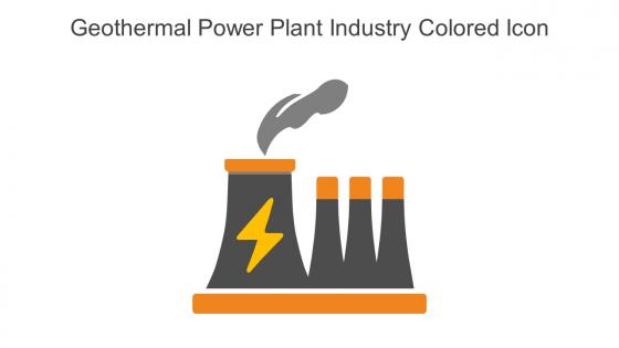 Geothermal Power Plant Industry Colored Icon In Powerpoint Pptx Png And Editable Eps Format