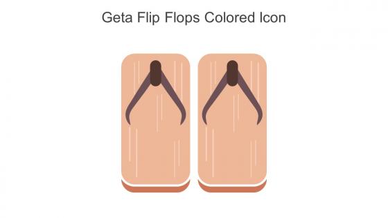 Geta Flip Flops Colored Icon In Powerpoint Pptx Png And Editable Eps Format