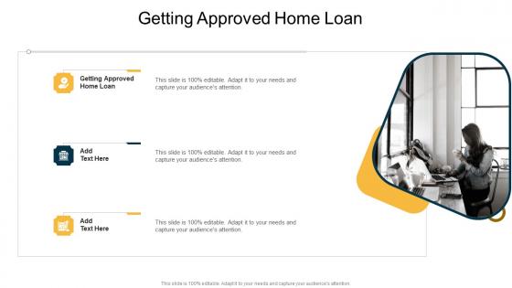 Getting Approved Home Loan In Powerpoint And Google Slides Cpb