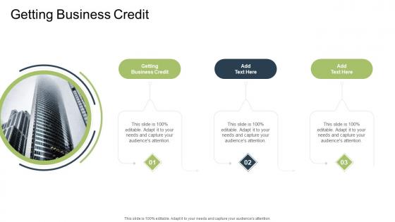Getting Business Credit In Powerpoint And Google Slides Cpb