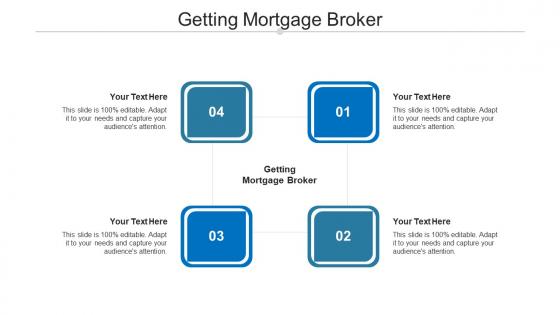 Getting mortgage broker ppt powerpoint presentation styles diagrams cpb