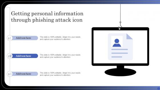 Getting Personal Information Through Phishing Attack Icon