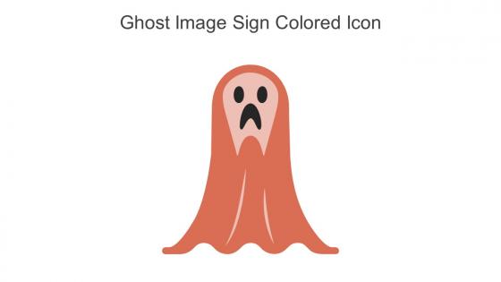 Ghost Image Sign Colored Icon In Powerpoint Pptx Png And Editable Eps Format