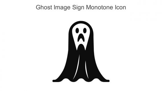 Ghost Image Sign Monotone Icon In Powerpoint Pptx Png And Editable Eps Format