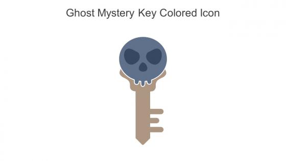 Ghost Mystery Key Colored Icon In Powerpoint Pptx Png And Editable Eps Format