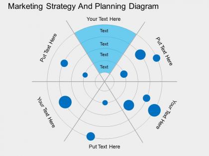 Gi marketing strategy and planning diagram flat powerpoint design