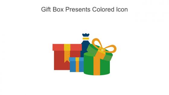 Gift Box Presents Colored Icon In Powerpoint Pptx Png And Editable Eps Format