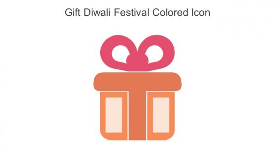 Gift Diwali Festival Colored Icon In Powerpoint Pptx Png And Editable Eps Format