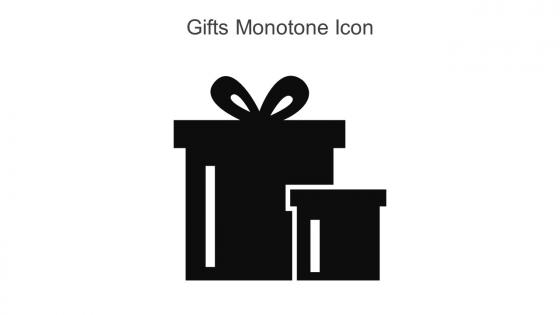 Gifts Monotone Icon In Powerpoint Pptx Png And Editable Eps Format