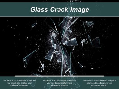 Glass crack image