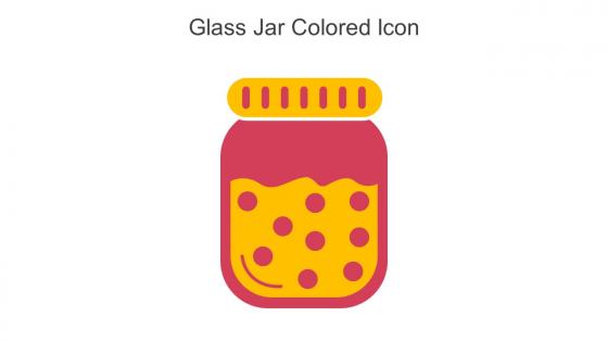 Glass Jar Colored Icon In Powerpoint Pptx Png And Editable Eps Format