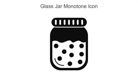 Glass Jar Monotone Icon In Powerpoint Pptx Png And Editable Eps Format