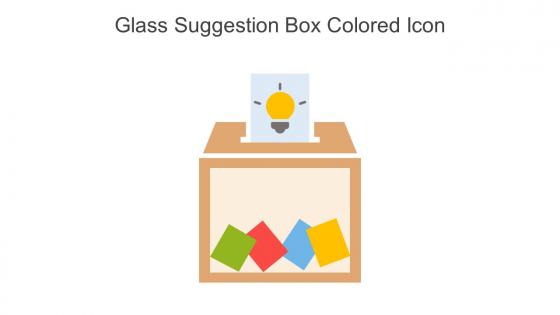 Glass Suggestion Box Colored Icon In Powerpoint Pptx Png And Editable Eps Format