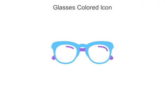 Glasses Colored Icon In Powerpoint Pptx Png And Editable Eps Format