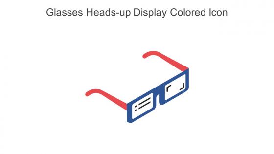Glasses Heads Up Display Colored Icon In Powerpoint Pptx Png And Editable Eps Format