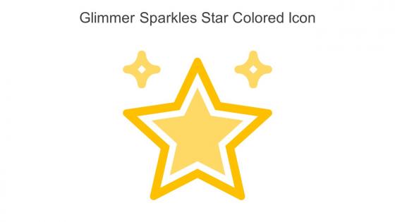 Glimmer Sparkles Star Colored Icon In Powerpoint Pptx Png And Editable Eps Format