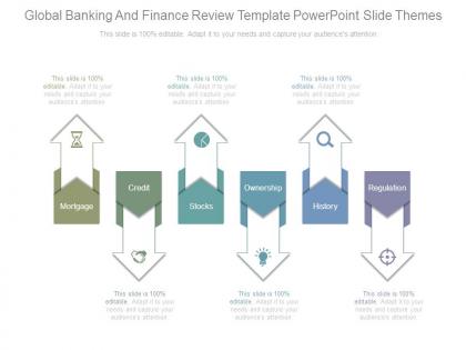 Global banking and finance review template powerpoint slide themes
