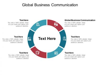 Global business communication ppt powerpoint presentation slides information cpb