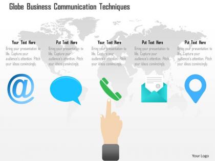 Global business communication techniques ppt presentation slides
