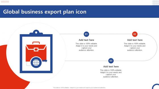 Global Business Export Plan Icon