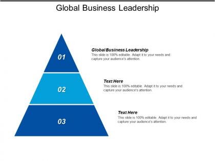 Global business leadership ppt powerpoint presentation gallery deck cpb