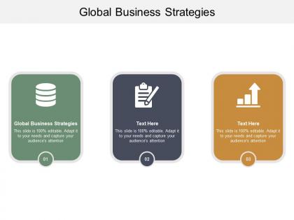 Global business strategies ppt powerpoint presentation inspiration information cpb