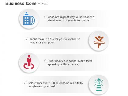 Global business strategy winner light house ppt icons graphics