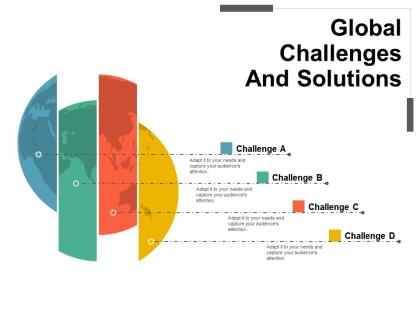 Global challenges and solutions powerpoint slide designs