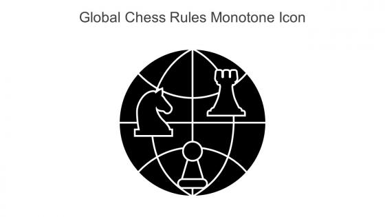Global Chess Rules Monotone Icon In Powerpoint Pptx Png And Editable Eps Format