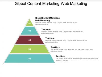 Global content marketing web marketing ppt powerpoint presentation styles diagrams cpb