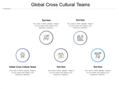 Global cross cultural teams ppt powerpoint presentation infographic template ideas cpb