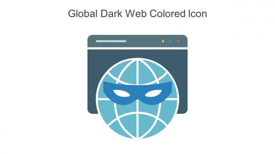 Global Dark Web Colored Icon In Powerpoint Pptx Png And Editable Eps Format