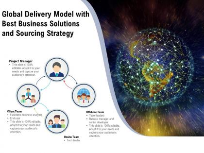Global delivery model with best business solutions and sourcing strategy