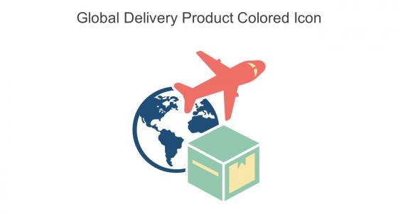 Global Delivery Product Colored Icon In Powerpoint Pptx Png And Editable Eps Format