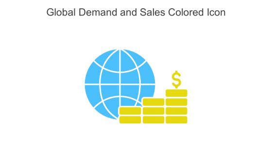 Global Demand And Sales Colored Icon In Powerpoint Pptx Png And Editable Eps Format