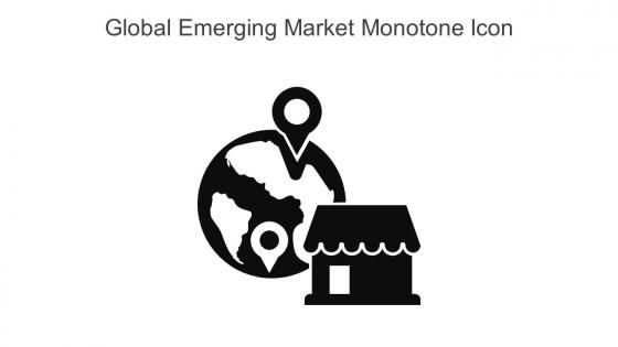 Global Emerging Market Monotone Icon In Powerpoint Pptx Png And Editable Eps Format
