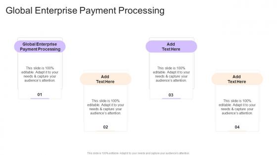 Global Enterprise Payment Processing In Powerpoint And Google Slides Cpb