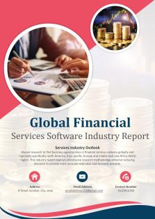 Global Financial Services Software Industry Report Pdf Word Document IR V