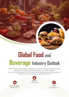 Global Food And Beverage Industry Outlook Pdf Word Document IR
