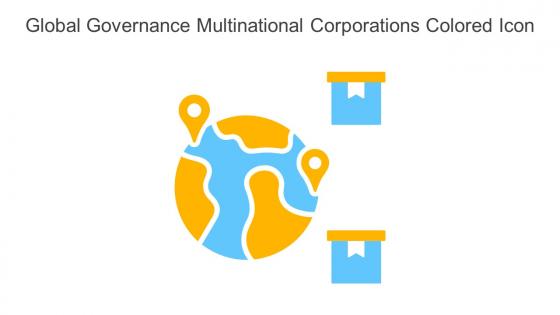 Global Governance Multinational Corporations Colored Icon In Powerpoint Pptx Png And Editable Eps Format