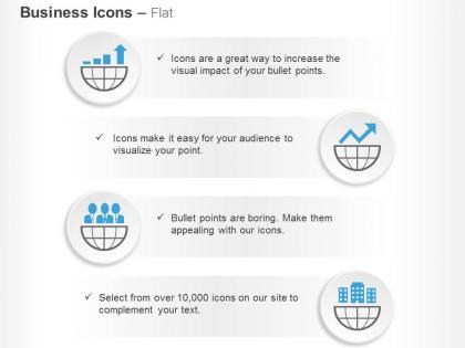 Global growth success expertise factories ppt icons graphics