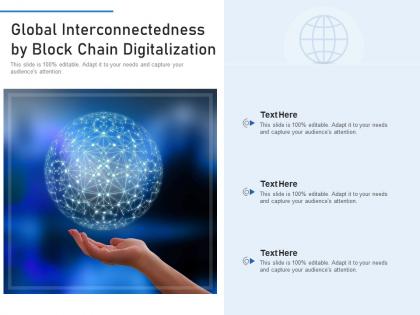 Global interconnectedness by block chain digitalization