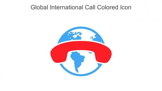 Global International Call Colored Icon In Powerpoint Pptx Png And Editable Eps Format