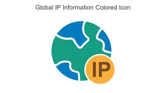 Global Ip Information Colored Icon In Powerpoint Pptx Png And Editable Eps Format