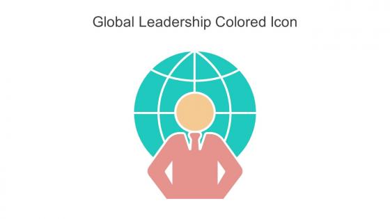 Global Leadership Colored Icon In Powerpoint Pptx Png And Editable Eps Format