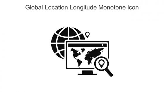 Global Location Longitude Monotone Icon In Powerpoint Pptx Png And Editable Eps Format
