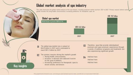Global Market Analysis Of Spa Industry Beauty Spa Business Plan BP SS
