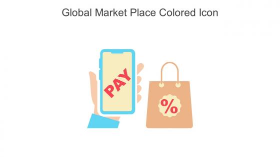 Global Market Place Colored Icon In Powerpoint Pptx Png And Editable Eps Format